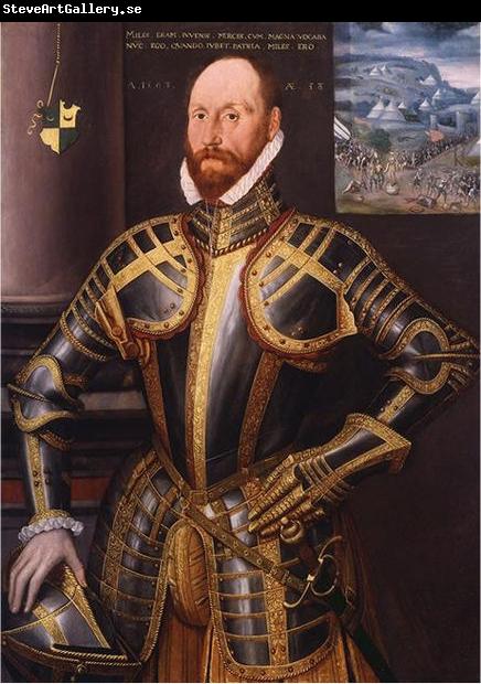 unknow artist Portrait of John Farnham, Gentleman-Pensioner to Elizabeth I of England